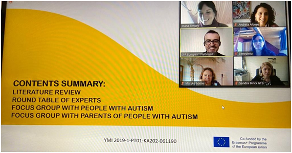 24.03.2021  Inovar Autismo apresenta o projeto Erasmus+ " Young Mediators for Inclusion" no evento do projeto internacional TransitAction