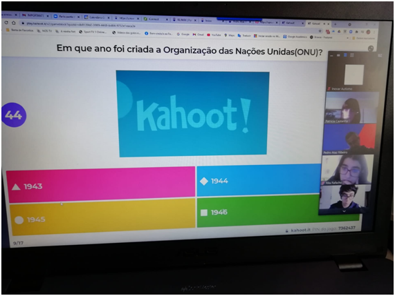 27.03.2021 Atividade " Quiz Direitos Humanos & Autismo" dinamizada pelo Grupo de Jovens Pelos Direitos Humanos da Inovar Autismo
