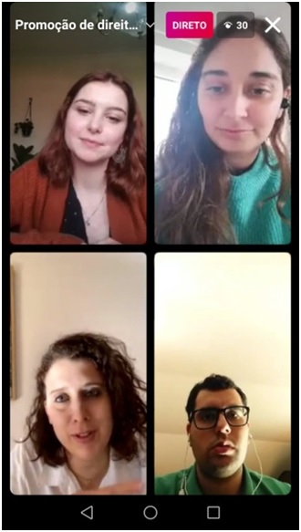 2.04.2021 Inovar Autismo a convite da Associação de Estudantes da Faculdade de Educação e Psicologia da UCP Porto participa em Live no Instagram  sobre a Promoção dos Direitos das Pessoas Autista