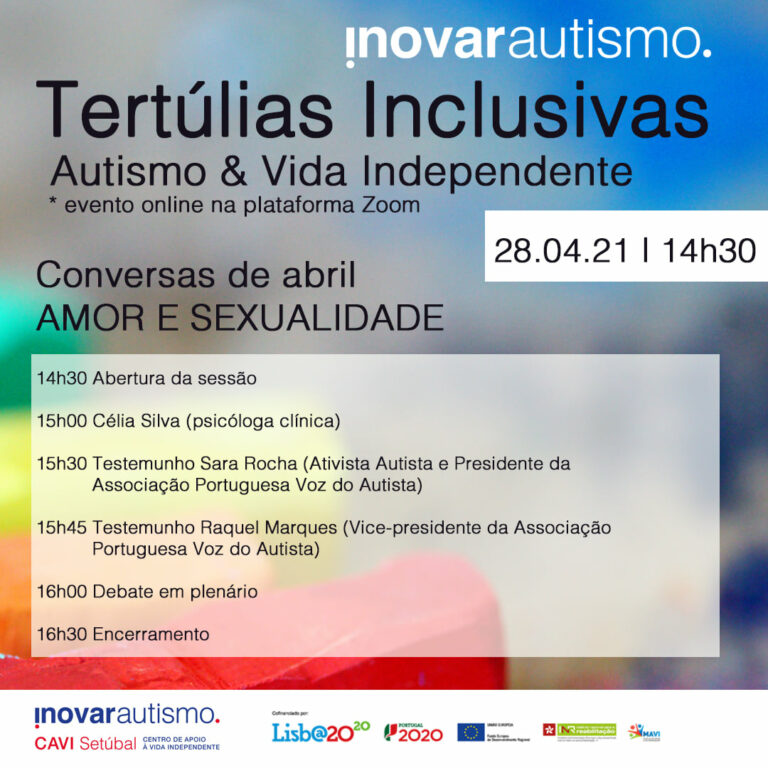 28 de Abril de 2021 - Tertúlia Inclusiva - Amor e Sexualidade