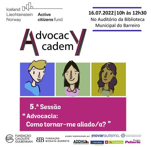 5.ª sessão do Curso para Jovens Ativistas