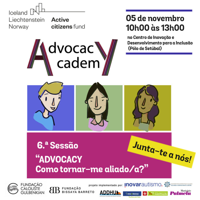 6ª sessão do Curso para Jovens Ativistas - Nova data e novo local