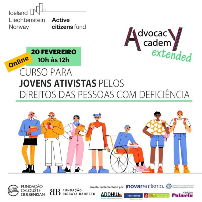 Inscrições abertas para um Curso para Jovens Ativistas