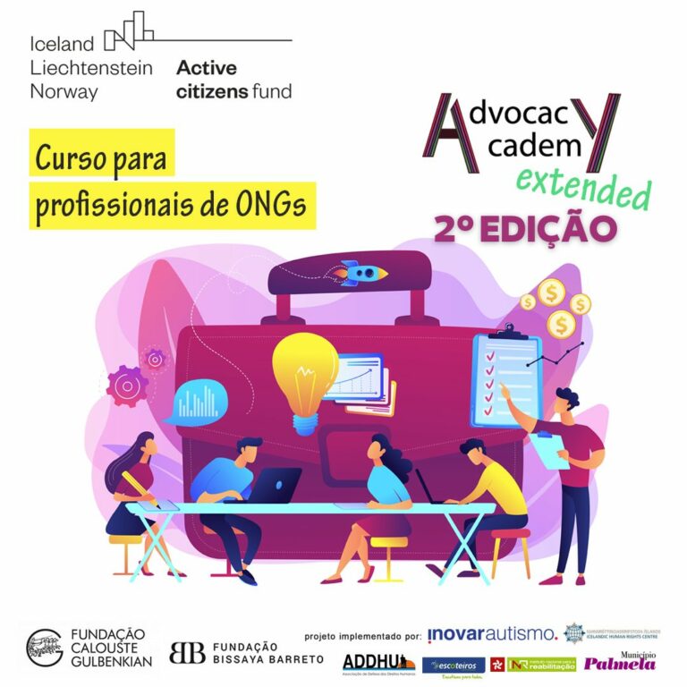 2ª edição do curso do projeto Advocacy Academy (para profissionais de ONGs)