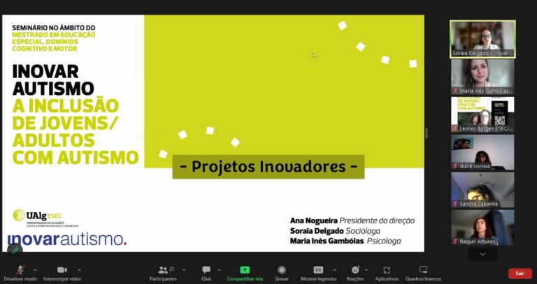 Seminário "A Inclusão de Jovens e Adultos Autistas"