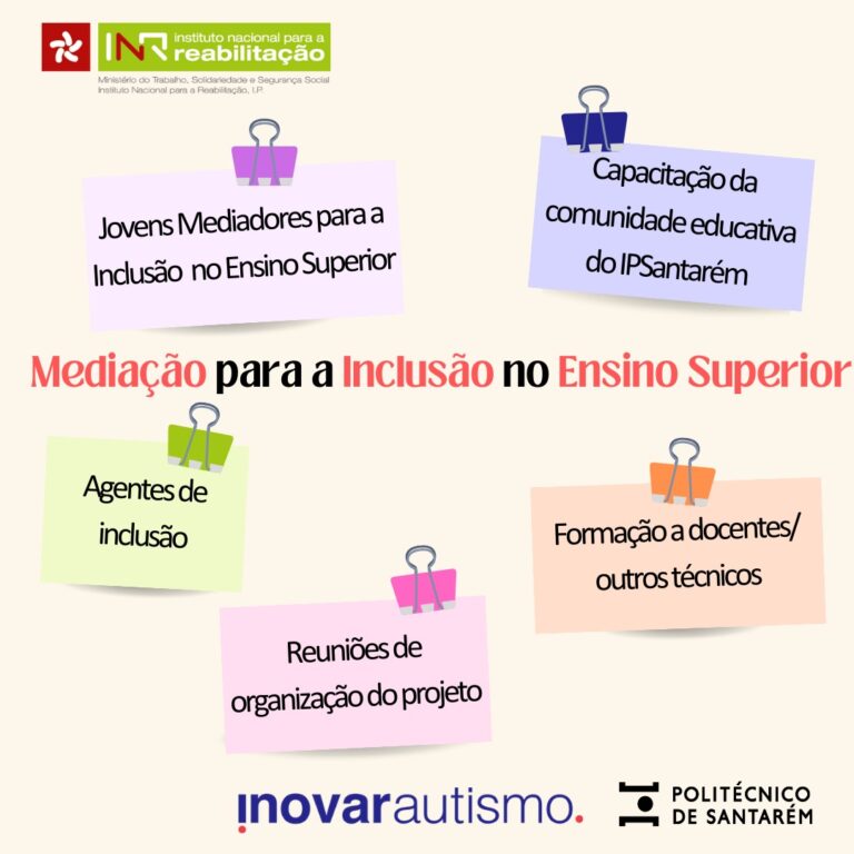 cartaz, Implementação do projeto “Mediação para a Inclusão no Ensino Superior”