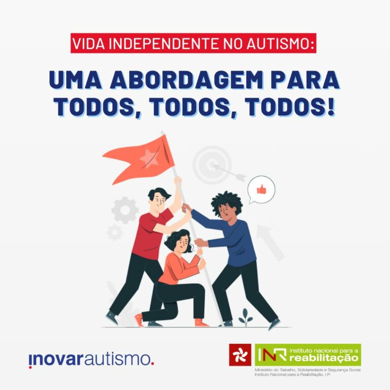 cartaz "vida independente no autismo"
